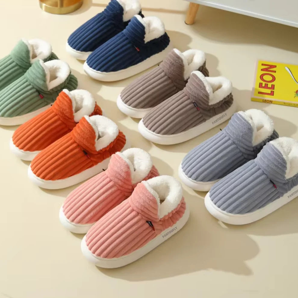 PantoufLuxe™ – Pantoufles Orthopédiques Douillettes & Ultra-Confort