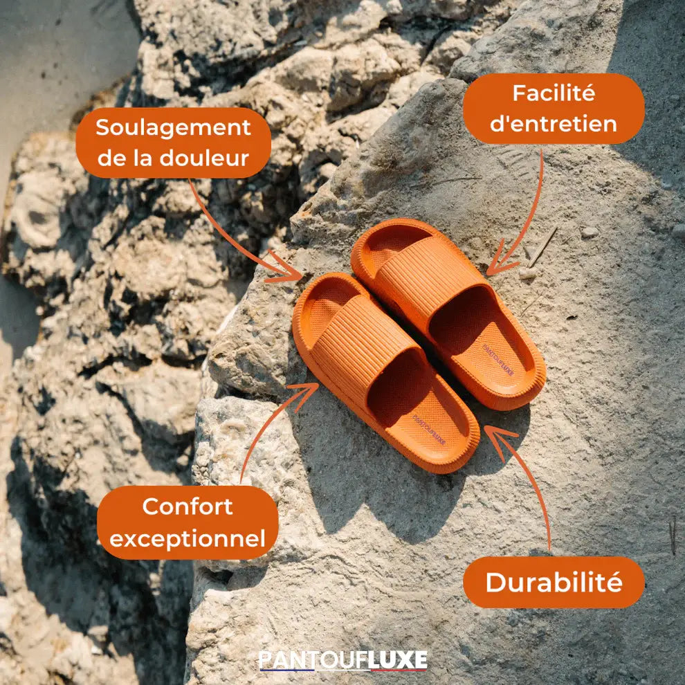 PantoufLuxe™ – Sandales Orthopédiques Légères Effet Nuage
