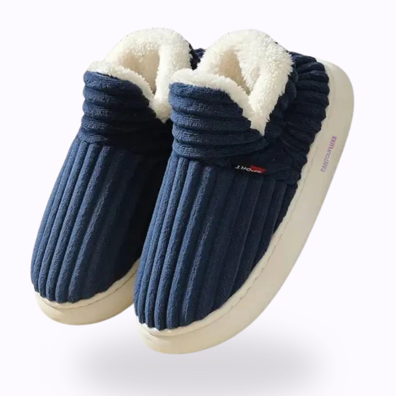 PantoufLuxe™ – Pantoufles Orthopédiques Douillettes & Ultra-Confort