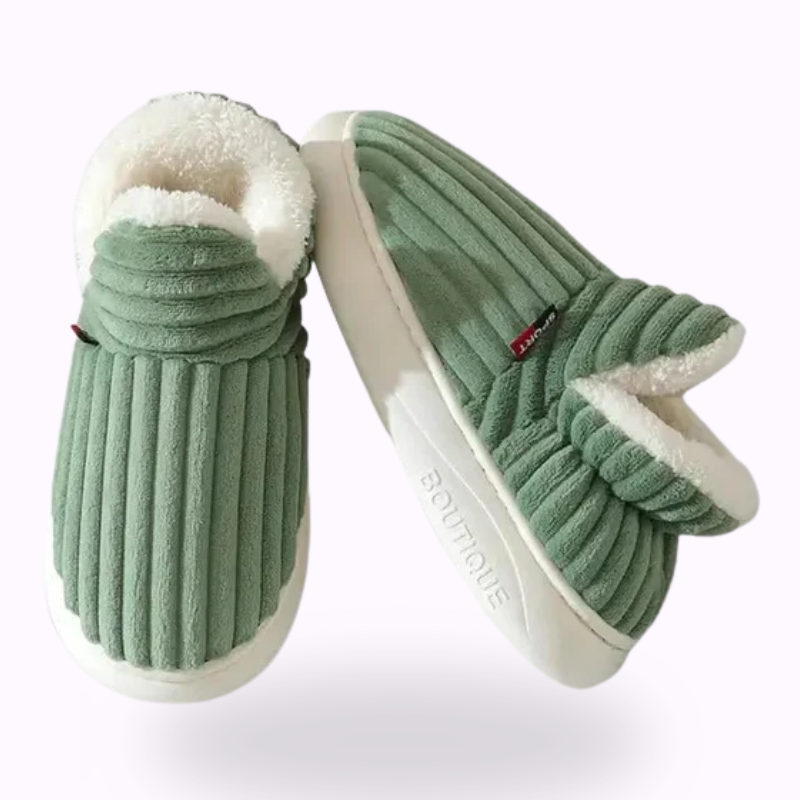 PantoufLuxe™ – Pantoufles Orthopédiques Douillettes & Ultra-Confort