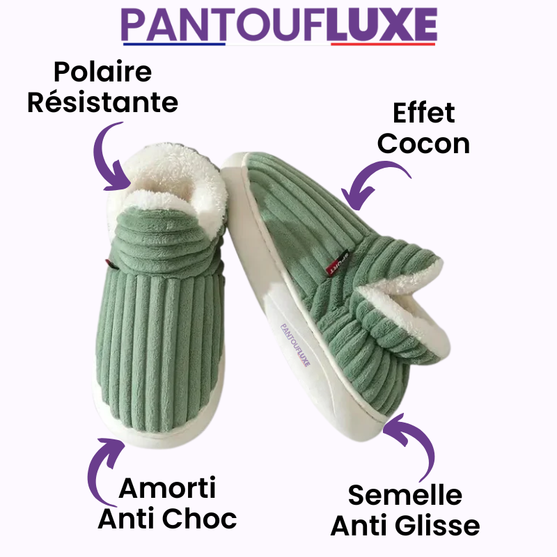 PantoufLuxe™ – Pantoufles Orthopédiques Douillettes & Ultra-Confort