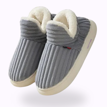 PantoufLuxe™ – Pantoufles Orthopédiques Douillettes & Ultra-Confort